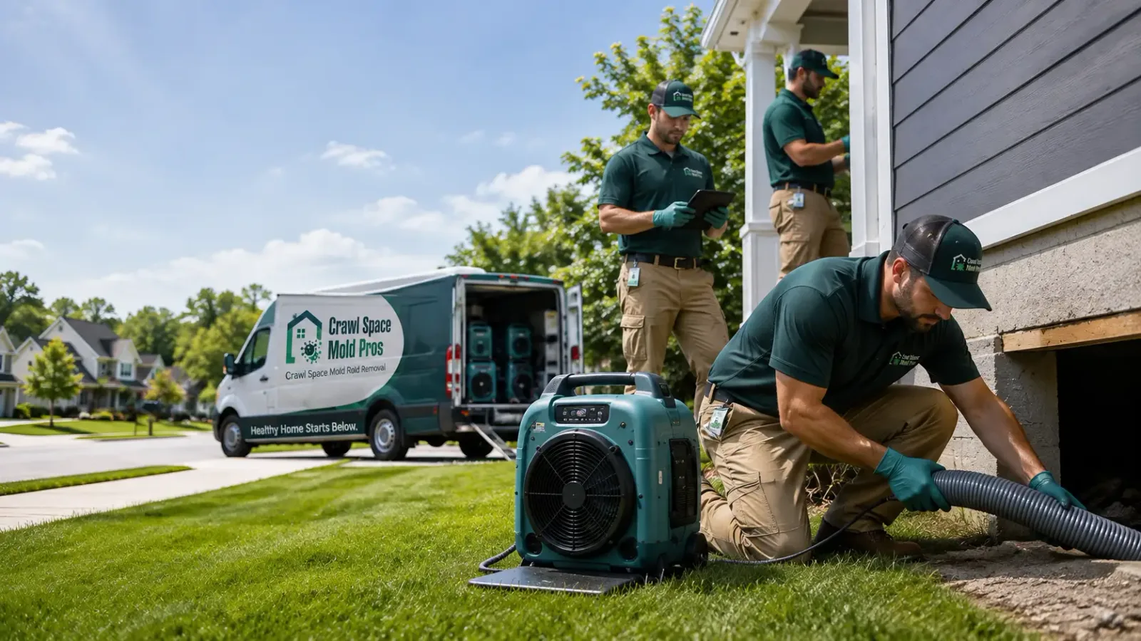 Crawl Space Mold Removal in Saco, MT